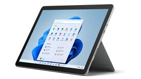 マイクロソフト Surface Go 3 / Office H&B 2021 搭載 / 10.5インチ / Intel Pentium Gold 6500Y /8GB/128GB / プラチナ 8VA-00015