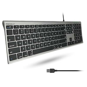 MACALLY mac L[{[h USz L I[A~t[ X É VU[L[ eL[t ݑΖ e[N iMac Pro iMac MacBook Pro MacBook AirΉ MacWindowsPC Ή (ACEKEYSG) USz