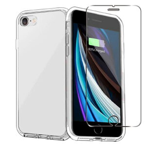 Wekrsu Ή iPhone SE3 3 / SE2 2 / 8 / 7 p P[X + KXtB _ TPU Jo[ S UMH ςɂ {Ɏq tB KX dx9H ߗ Uh [ Sʕ