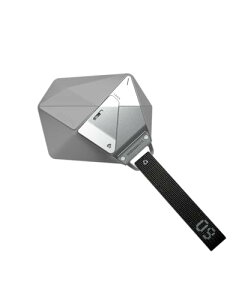 Aulumu A09 AirPods Proケース【第2/第1世代対応】ロック付き シリコン ベルクロファスナー付き 亜鉛合金 全面保護 耐衝撃 カラビナ付き ジオメトリック Apple AirPods Pro(2023/2022/2019) 対応-グレー