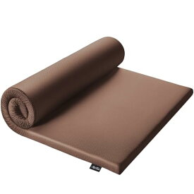 MyeFoam マットレス 高反発 シングル 厚さ5cm 敷布団 腰の悩みから解放 硬さ180N ベットマットレス 寝返りサポート 防ダニ 抗菌防臭加工マットレス カバー洗える 収納袋付き ブラウン