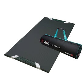 nishikawa 【 西川 】 [エアーポータブル] モバイルマット モバイル マットレス シングル ベッドの上に1枚プラス 点で支える 持ち運び用 出張 遠征 エアー AiR ブラック HD07331621M