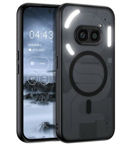 DUEDUE Nothing Phone 2A �P�[�X MagSafe�Ή� �}�O�l�b�g���� �u���b�N ���C�����X�[�d Nothing Phone 2a �P�[�X��̌^ ���^ �}�b�g�� �����Y�ی� �w��h�~ �ϏՌ�