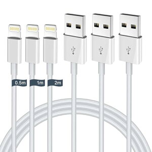 iPhone[dP[uyMFiF؁zCgjOP[u  0.5M/1M/2M 3{Zbg [d P[u 2.4A}[d USB [dR[h f[^] fh~ ϋv iPhone 14/14 Pro/13/13 Pro/12/11/X/8/8plus/7/6/iPad 