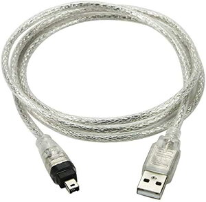 BLUEXIN USB�I�Xto Firewire IEEE 1394 4�s���I�XiLink�A�_�v�^�R�[�h�P�[�u��for Sony dcr-trv75e DV