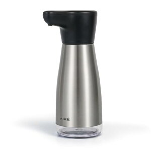 AIKE ���C�[�d�� �\�[�v�f�B�X�y���T�[ ���� �t�̃^�C�v �L�b�`�� �H��p��� �f�B�X�y���T�[ IPX7�h�� �f�o��5�i�K 420ml �둀��h�~�@�\�t�� �X�e�����X�d�グ AK1337�i�V���o�[�j