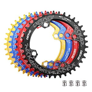 DJC�o�C�N�`�F�[�������O104mmBCD���E���h/�I�[�o��MTB104BCD7/8/9/10/11/12�X�s�[�h�i���[���C�h�g�D�[�X�A���~�j�E��7075���y��30T 32T 34T 36T 38T 40 42 DH XC�g���C���t�@�b�g�o�C�Nebike (1# �� �~�`, 38��)