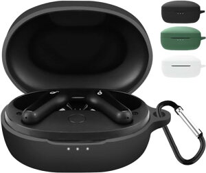 AIYYXX Anker Soundcore Life P2 Mini �P�[�X �t��V���R�� �S�ʕی�J�o�[ �L�Y�h�~ �ϏՌ� �����[�d�\ �h�� �h�o �����h�~ �J���r�i�t��