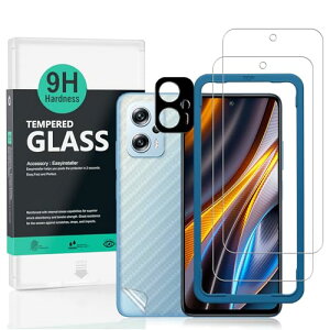 Ibywind Xiaomi Poco X4 GT 5G �K���X�t�B���� 2 ���ی�t�B���� �K�C�h�g�t�� �����Y�J�o�[�i1���j�w�ʃV�[�g�i1���j ���菝�h�~�ϏՌ��d�x 9H�����K���X�t�B�����y���炩�Ȏ�G��z�y�C�A�[���z�y
