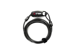 �N���b�v�X(crops) �����O�P�[�u�����b�N | 4mm×1800mm 3���_�C���� CP-SPD07-01 (�u���b�N)