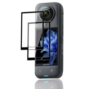 �y2���Z�b�g�z Insta360 X5 / X4 �t�B���� �y���{���f�ވ��Ɏq���z �p �C���X�^360 X5 / X4 �ی�t�B���� �ϏՌ� ��U�h�~ �w��h�~ �S�ʕی� �ɔ� �����ߗ� �\��t���₷�� 2.5D ���E���h�G�b�W���H