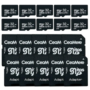 �y10�Z�b�g�zmicrosd�J�[�h 32GB class10 �h���C�u���R�[�_�[ �}�C�N��sd�J�[�h �ϊ��A�_�v�^�t �h�����R �X�C�b�` �h�ƃJ���� U3 �������ݑ��x3�{