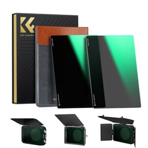 K&F CONCEPT ND8+ND64 4x5.65 �p�^�t�B���^�[ ND�t�B���^�[�Z�b�g �����ʒ��� Tilta�� �}�b�g�{�b�N�X SmallRig�}�b�g�{�b�N�X�� 28�w�R�[�e�B���O �h�������L�Y�h�~ �iNANO-X�V���[�Y�j