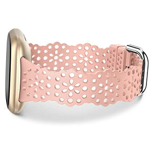 Fitbit Versa3/4 �o���h Fitbit Sense /Sense2 �o���h �V���R���� �p �x���g �X�|�[�c ����Ȃ� ���[�X�͗l ���킢�� for �t�B�b�g�r�b�g versa 5 �o���h/Fitbit Sense �o���h ���f�B�[�X �T�C�Y�����\