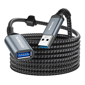 NIMASO USB ���� �P�[�u�� USB3.0�K�i 5Gbps �����f�[�^�]�� 3.0m �i�^�C�vA�I�X - �^�C�vA���X�j �i�C�����҂� USB���� �R�[�h �O���[ NCA21L421