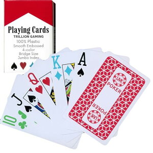 �u�J�W�m�������S��NO.1�vTRILLION GAMING Playing Card 4�F�g�����v �|�[�J�[�̃n���h���A�b�v�M�~�b�N�������� �W�����{�C���f�b�N�X �u���b�W�T�C�Y (MARVEL RED)