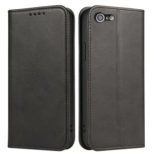 PinLiSheng iPhone se �P�[�X�蒠�^ ��2���� ��3���� iphone8/7 �X�}�z�P�[�X se �g�уJ�o�[PU���U�[ �J�[�h ���[�P�[�X�}�O�l�b�g�� �X�^���h�@�\�A�C�t�H��se3/se2 �P�[�X4.7�C���` 360�x�ی� (�u���b�N, 