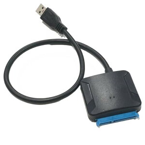 �I�[�f�B�I�t�@�� SATA USB �ϊ��P�[�u�� 3.5/2.5�C���` HDD SSD UASP USB�ϊ��A�_�v�^�[ USB3.0 �ϊ��P�[�u�� �����`�� PS4 Windows/Linux/Chrome OS 5Gbps USB3.0 UASP�����]�� �d���A�_�v�^�[�t���Ȃ�