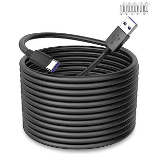 USB Type-C�P�[�u�� 5M USB A to USB C�P�[�u�� �h�ƃJ�������d Xiaomi Mi �J���� 2K/�X�}�[�g�J���� C400/ EZVIZ/YESKAMO/Wyze Cam/Nest Cam/Xbox �R���g���[���[ �d���R�[�h �^�u���b�g PC ���j�^�[��USB-C�@�� �J����