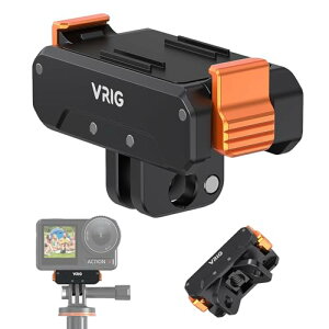 VRIG DJI Osmo Action 5Pro 4 3�p �N�C�b�N�����[�X�}�E���g ���C 1/4�l�W�� �܂肽���� �O�r�p �A�N�V�����J�����A�N�Z�T���[ �A���~�� Osmo Action 3�AOsmo Action 4�AOsmo Action 5 Pro�AOsmo 360 �N�C�b�N�����[