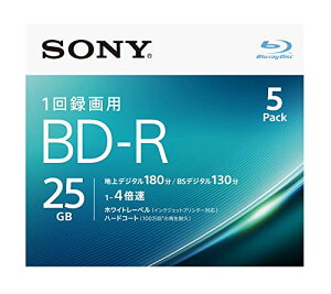 �\�j�[ �u���[���C�f�B�X�N BD-R 25GB (1��������n�f�W��3����) 1��^��p 5������ 4�{���_�r���O �P�[�X�t�� 5BNR1VJPS4