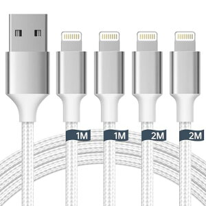 iphone �[�d�P�[�u���y1M/2M �e2�{ MFi�F�ؕi�z���C�g�j���O�P�[�u�� �[�d�� �P�[�u�� �����f�[�^�]�� �ő�2.4A�}���[�d USB A-lightning �i�C�����҂� �f���h�~ �����ϋviPhone14/14 Pro/13/13 Pro/12/11/X/8/8plu