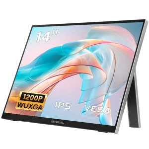 MyDual ���o�C�����j�^�[ 14�C���` vesa �y�� 1920*1200 ���o�C���f�B�X�v���C �|�[�^�u�����j�^�[ ������ �����IPS�t���p�l�� ���^ USB Type-C miniHDMI �X�}�[�g�t�H��/PS4/PS5/XBOX/Switch/PC/Mac�Ȃ� �ݑ