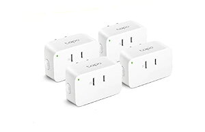 TP-Link WiFi �X�}�[�g�v���O ���u���� �������R���Z���g Echo �V���[�Y/Google �z�[�� �����R���g���[�� �T�[�L�����[�^�[ �n�u�s�v 3 Tapo P105 4�Z�b�g