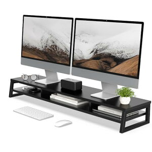Fenge ���j�^�[�� ��� �f�X�N�V�F���t ���j�^�[�X�^���h �p�\�R���� 2�i �ؐ� ��108cm pc�� ����� �f���A�����j�^�[ �� ���ド�b�N ���� �f�X�N������[ �f�B�X�v���C �� (�u���b�N)