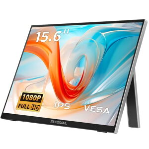 MyDual ���o�C���f�B�X�v���C 15.6�C���` 1920*1080 ���o�C�����j�^�[ �y�� vesa �|�[�^�u�����j�^�[ ������ �����IPS�t���p�l�� ���^ USB Type-C miniHDMI �X�}�[�g�t�H��/PS4/PS5/XBOX/Switch/PC/Mac�Ȃ� �ݑ