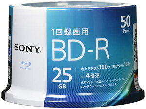 �\�j�[ �u���[���C�f�B�X�N BD-R 25GB (1��������n�f�W��3����) 1��^��p 50������ 4�{���_�r���O �P�[�X���� 50BNR1VJPP4