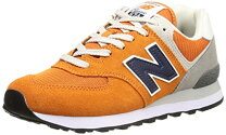 楽天市場】new balance ml373 hn2 navy/orangeの通販