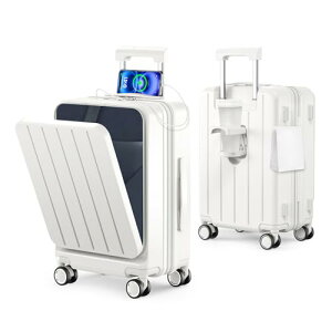 [BARGOHOY] �X�[�c�P�[�X �g���@�\�t�� �t�����g�I�[�v�� �@���������� �L�����[�P�[�X ���y�� ��e�� ���@�\ USB�|�[�g�t�� �J�b�v�z���_�[ �B���t�b�N �t�@�X�i�[�^�C�v �É��_�u���L���X�^