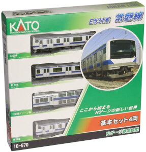 KATO N�Q�[�W E531�n ��֐� ��{ 4���Z�b�g 10-570 �S���͌^ �d��