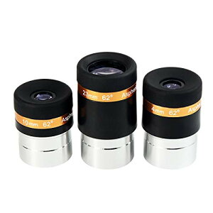 SVBONY �ڊ჌���Y �Z�b�g 1.25�C���`�A�C�s�[�X 4mm/10mm/23mm�œ_���� FMC 62°���L�p �]�����p