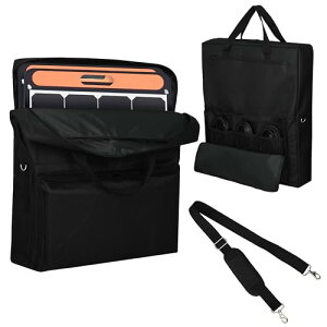 rloao �\�[���[�p�l�����[�o�b�O Jackery SolarSaga 100 200 Anker SOLIX PS100 PS200 �K������ �\�[���[�p�l���o�b�O 2�����[ ��^ ��w�ی�P�[�X �y�� �h�U �h�� �\�[���[�p�l�� �L�����[�o�b�O ���Ђ��t