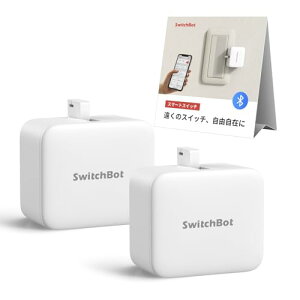 SwitchBot �X�C�b�`�{�b�g �X�C�b�` �{�^���ɓK�p �w���{�b�g �X�}�[�g�X�C�b�` �Ɠd���X�}�[�g�� �X�}�z�ŉ��u���� �X�}�[�g�z�[�� �^�C�}�[ �ߓd�E�ȃG�l ���C�����X Alexa, Google Home, Siri, IFTTT