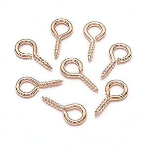 LEISURE CLUB �l�W�q�[�g�� 4*8mm �S�[���h ��100�� uv ���W�� ���� �A�N�Z�T���[ �p�[�c �n���h���C�h ��|�p�i �N���t�g DIY�ޗ� (4*8mm, �S�[���h)