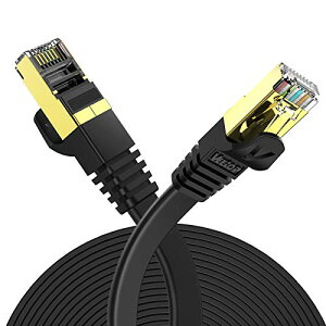 1.5m Veetop CAT7 LAN�P�[�u�� �J�e�S���[7 �t���b�g ���� 10Gbps 750MHz STP �����b�L�R�l�N�^ RJ45 ��d�V�[���h �ܐ܂�h�~ �L��wi-fi�P�[�u�� PS3 PS4 PS5 Xbox���ɂ�񂯁[�Ԃ�