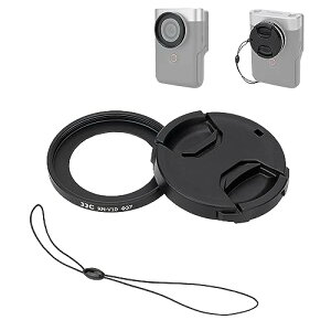 JJC �����Y�t�B���^�[�A�_�v�^�[ �����Y�L���b�v �L�b�g �L���m�� Canon PowerShot V10 PSV10 �J�����K�p �����Y�ی� �h�o �L�Y�h�~ �g�ѕ֗�