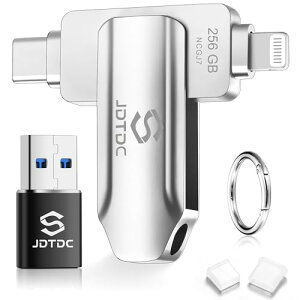JSL JDTDC iPhone USB������ 256GB���e�� Apple MFi�F�� Lightning�EUSB-C