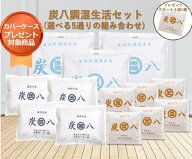 ＜カバー付き＞「正規販売代理店」スマート小袋1個プレゼント　調湿木炭　炭八調湿生活セット【5通りの組…