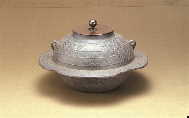 楽天市場】【茶道具/釜】透木釜 桜川 菊池政光作（桐箱） : 茶道具商  