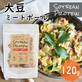 SOY BEAN PROTEIN 大豆ミートボール（120g）| ソイビーン シリアル 大豆ミート 大豆プロテイン 大豆イソフラボン ミートボール 低糖質 グルテンフリー ソイミート 大豆ミートダイエット 大豆のお肉 畑のお肉 代替肉 植物肉 ヴィーガン ダイエット 京都 宇治 ヤマサン