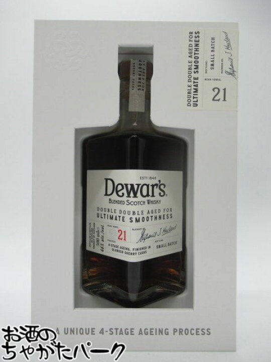 楽天市場】デュワーズ ダブルダブル 21年 正規品 46度 500ml : お酒の 
