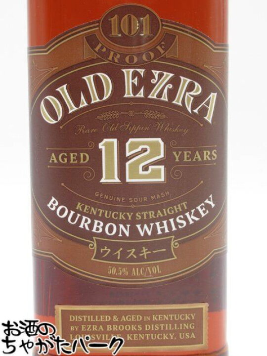楽天市場】オールドエズラ 12年 並行品 50.5度 750ml (エズラ 