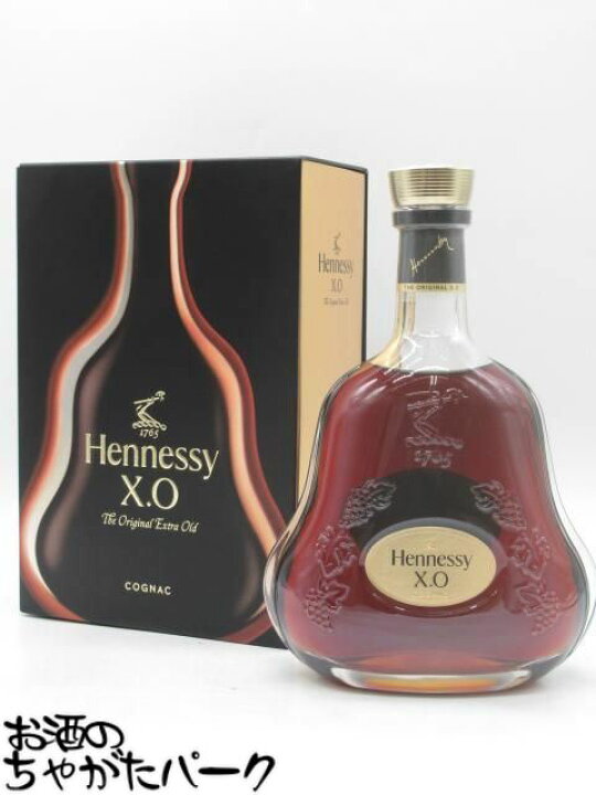 楽天市場】ヘネシー XO 正規品 箱付き 40度 700ml : お酒のちゃがた 