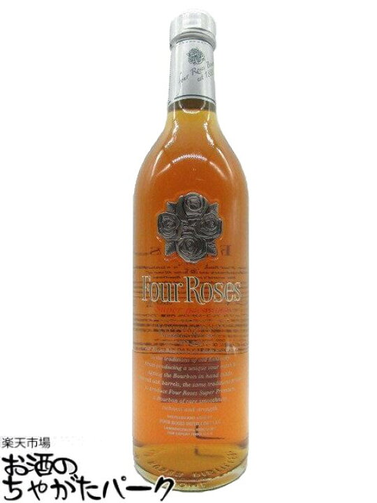 楽天市場】フォアローゼス プラチナ 正規品 43度 750ml : お酒のちゃが 