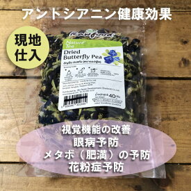 【バタフライピー 40g】ハーブティーアントシアニン青いお茶チョウマメマジックティー