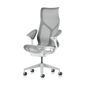 Cosm Chair コズムチェア スタジオホワイト ハイバック/リーフアーム/シートサスペンション:ミネラル